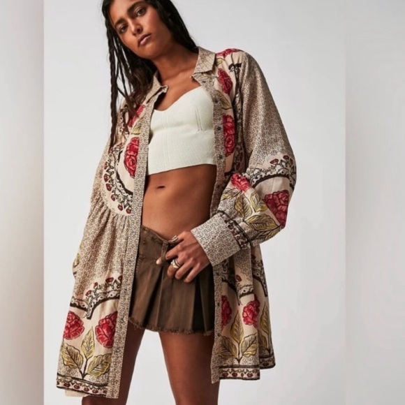 Free People Smell the Roses Floral Patterned Dress - Picture 2 of 9